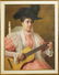 Boston School portrait of a woman playing guitar - 2