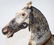 late 19th c hide horse rocking horse with wheels - 9