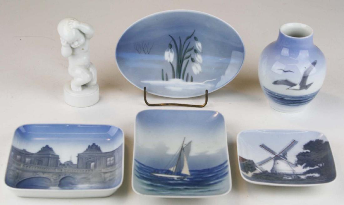 6 pcs Danish porcelain including Bing and Grondahl (1 of 4)