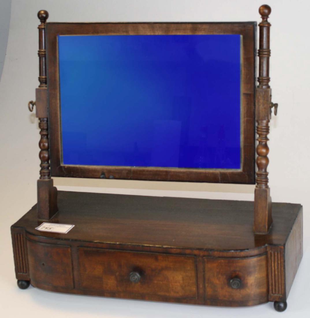 Empire Mahogany shaving mirror (1 of 1)