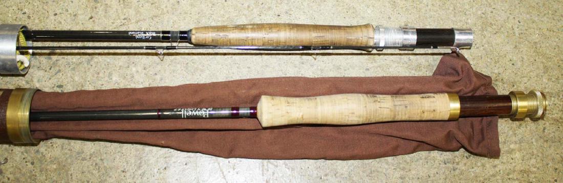 Powell 4 pc pack fly rod: Powell 4 pc 9' 5 weight pack fly rod. With tube.