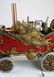 early 20th c folk art toy overland circus wagon - 8