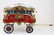 early 20th c folk art toy overland circus wagon - 3