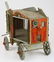early 20th c folk art toy overland circus wagon