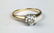 14k y g diamond engagement ring