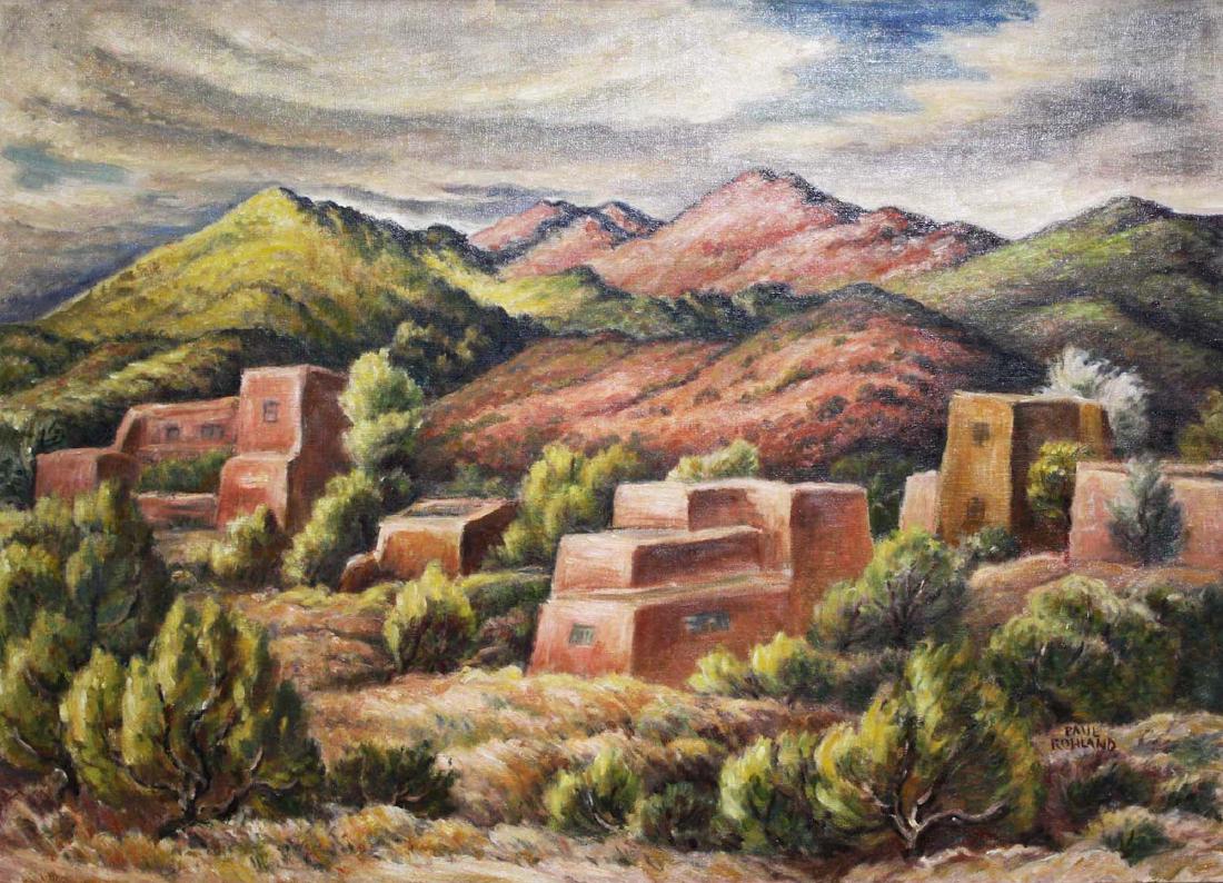 Paul Rohland (AM 1884-1949) Adobe Houses (1 of 4)