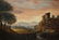 19th c American School o/c landscape with ruins