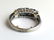Diamond sapphire and 14k white gold ladies ring - 2