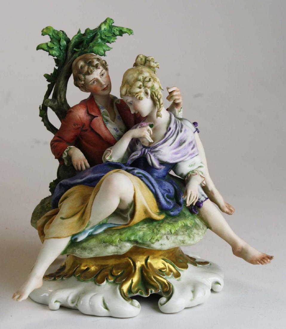 Giuseppe Cappe porcelain figurine group (1 of 7)