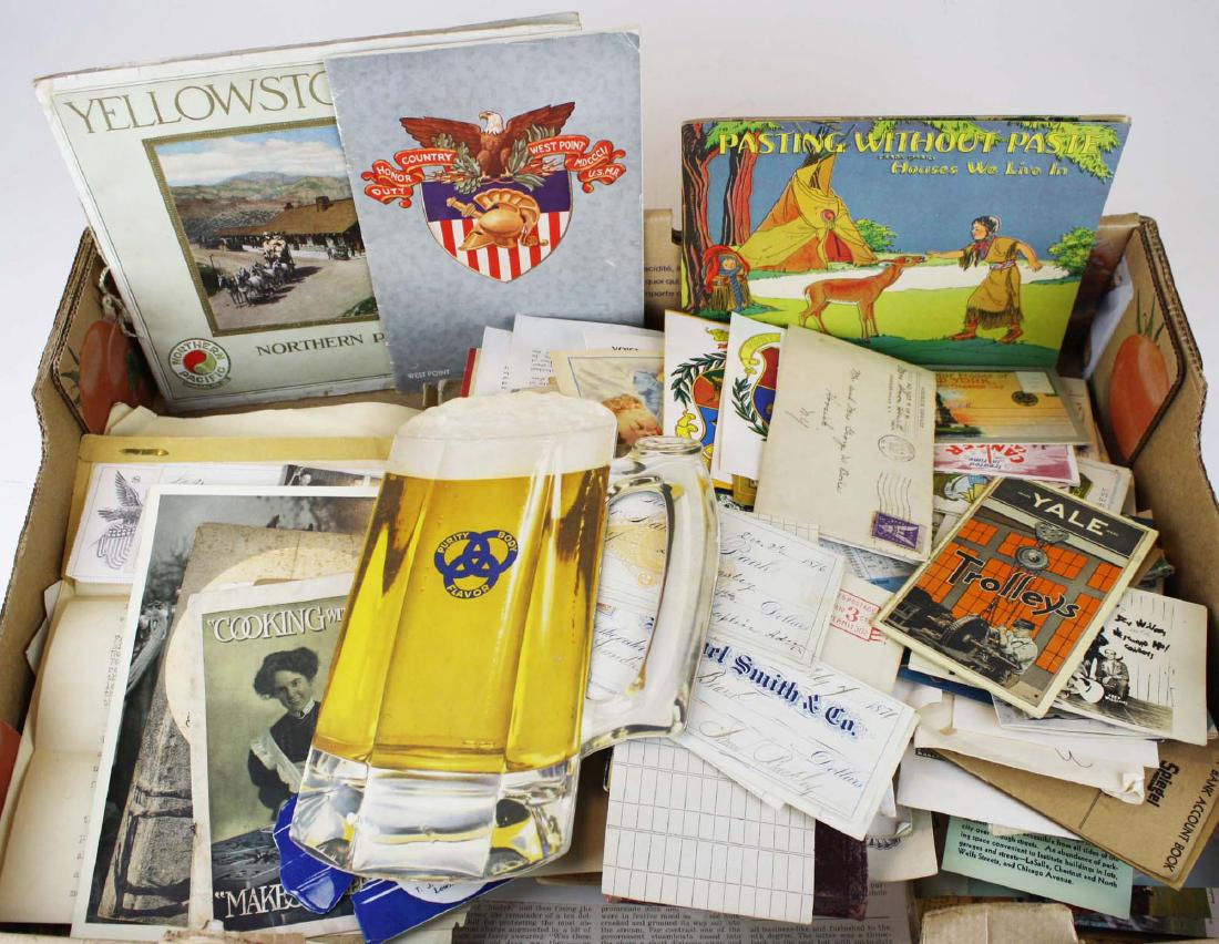 early 20th c paper, advertising, ephemera (1 of 1)