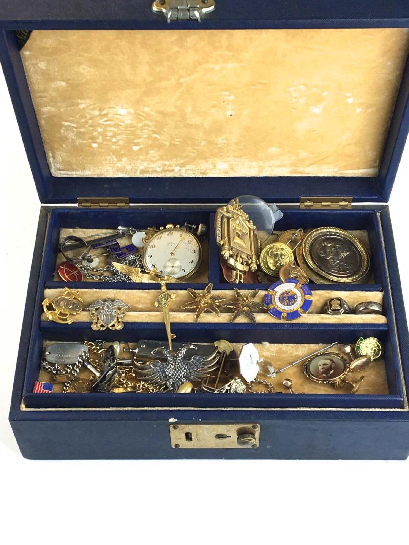 Lot of mens jewelry and naval pins (1 of 6)