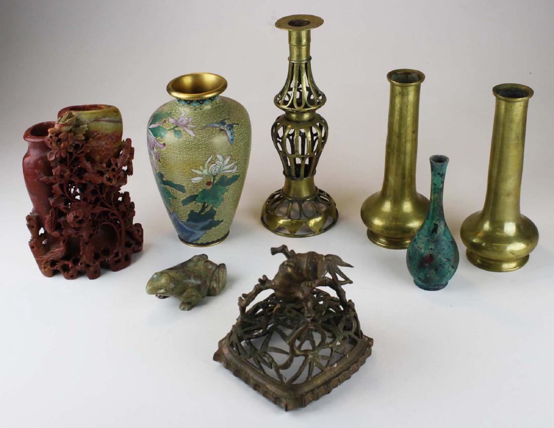 Japanese, Chinese metalwork, hardstone (1 of 4)