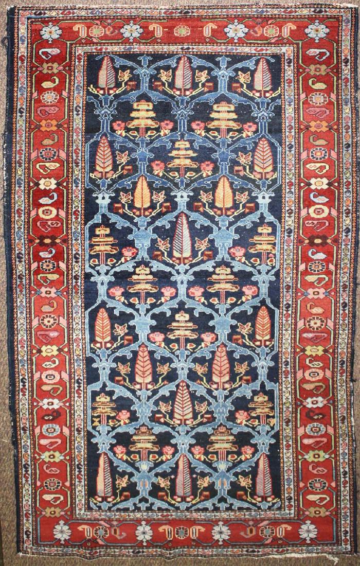 early 20th c Persian Bakhtiari area rug (1 of 5)