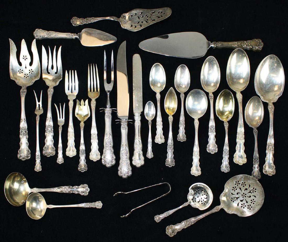 117 Pcs Gorham Buttercup Sterling Flatware 117-pcs-gorham-buttercup-sterling-flatware