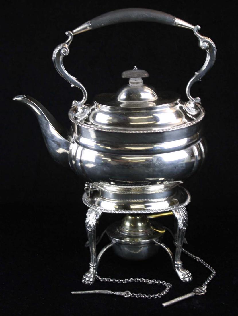 London sterling Georgian kettle on stand (1 of 8)