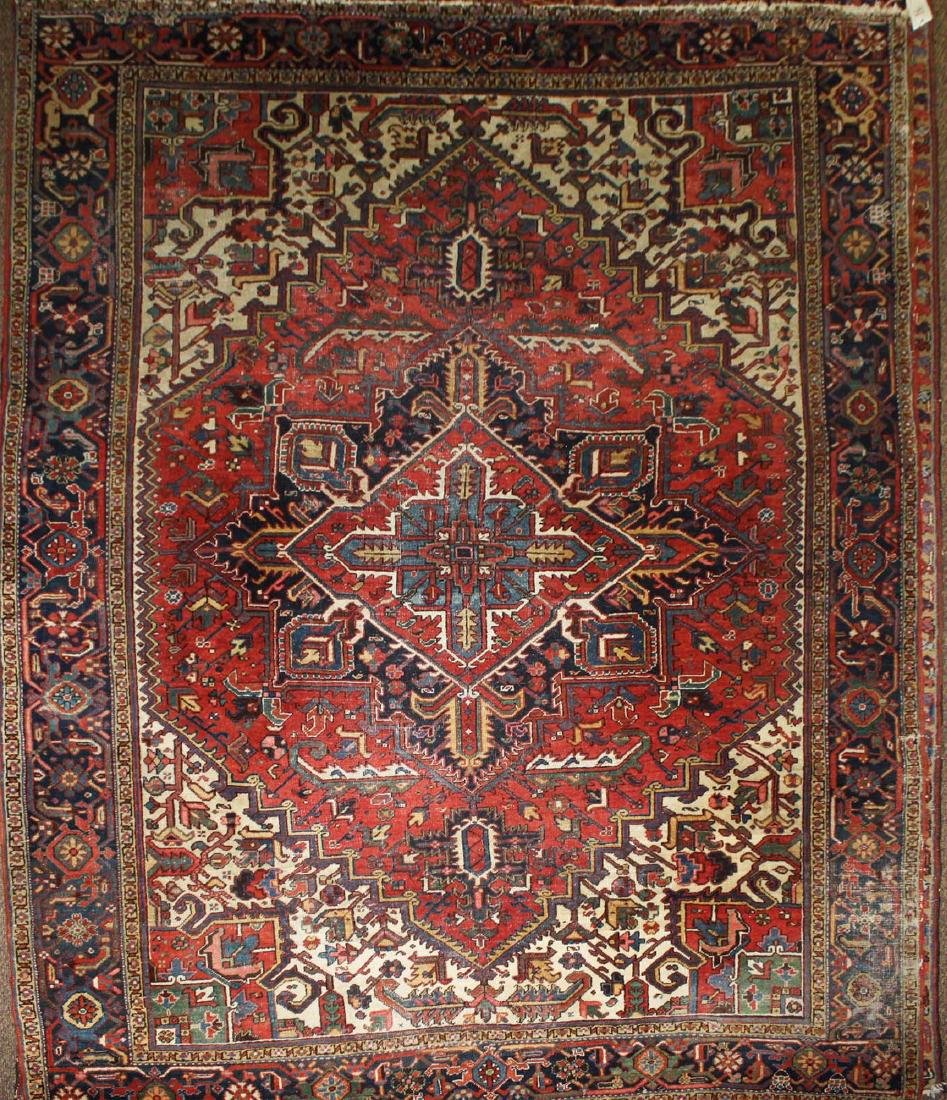 early 20th c Heriz main carpet (1 of 5)
