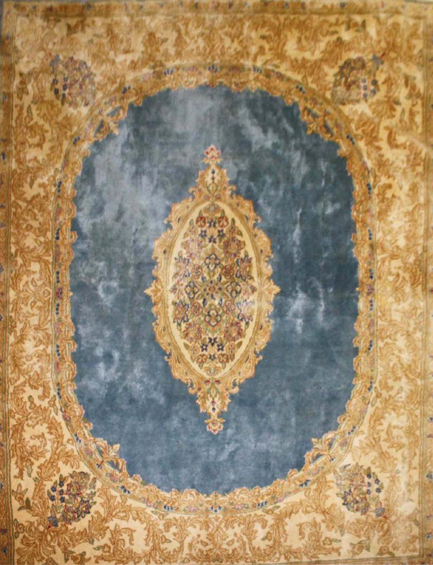 mid 20th c Kerman American design main carpet (1 of 4)