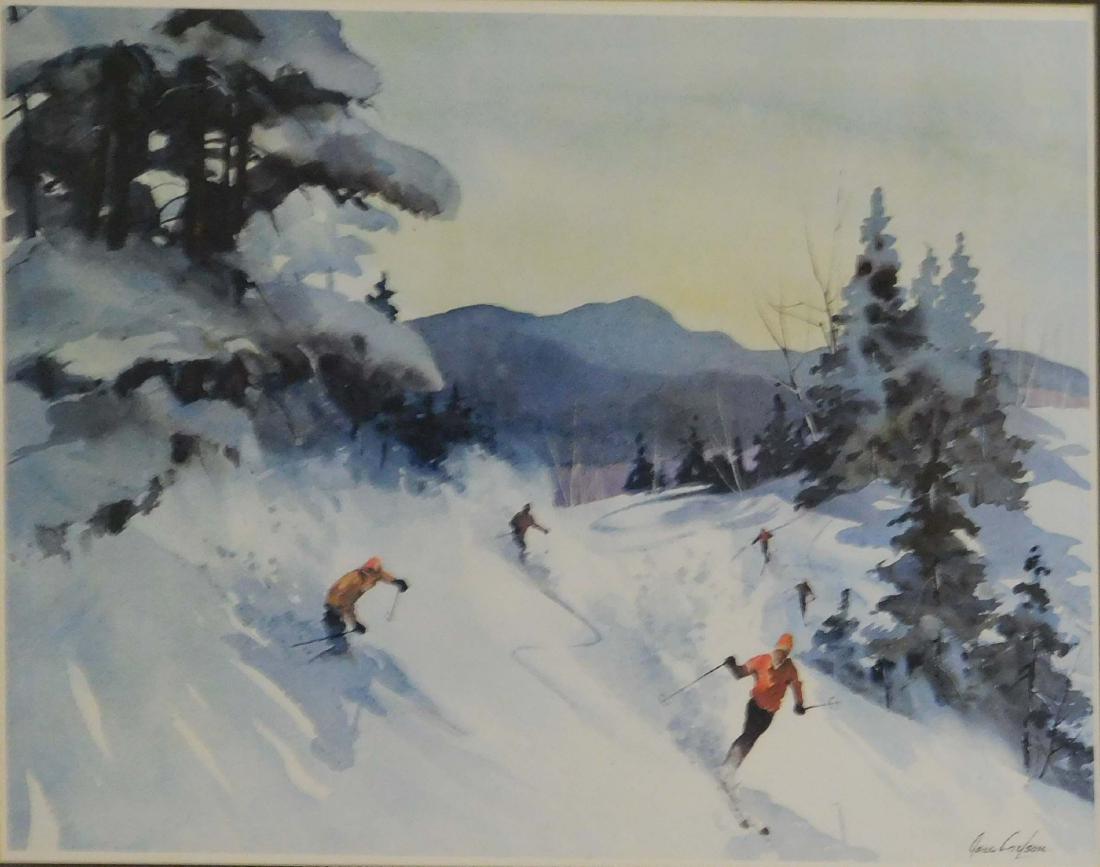 Jane Carlson (MA 1930-) Lithograph (1 of 2)