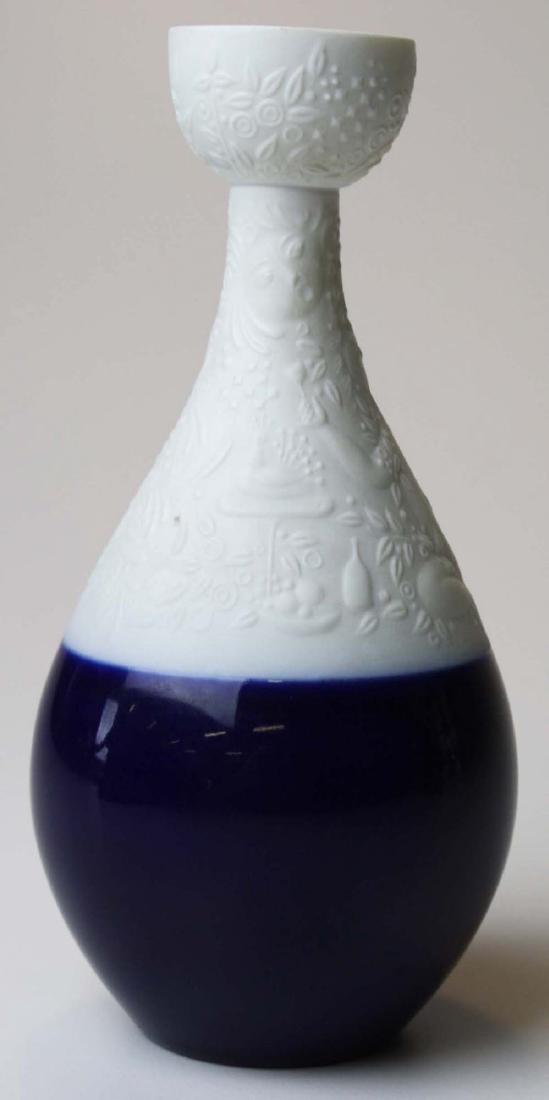 scarce Rosenthal Wiinblad blue Magic Flute candlestick (1 of 6)