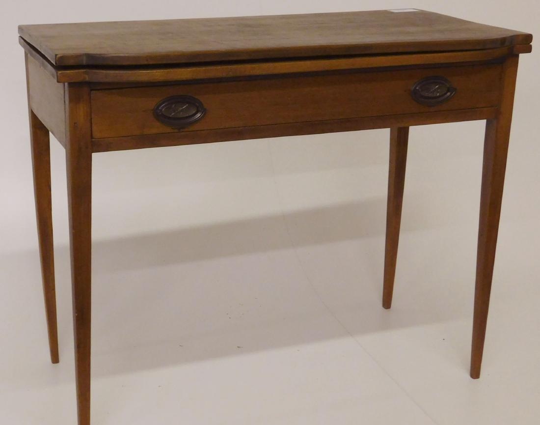 Hepplewhite country card table (1 of 1)