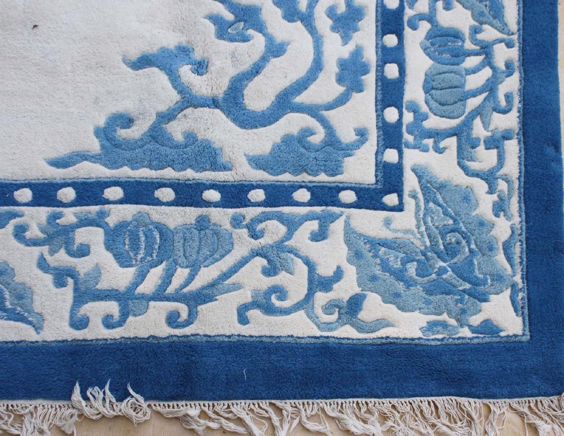 late 20th c Chinese sculpted main carpet (1 of 3)