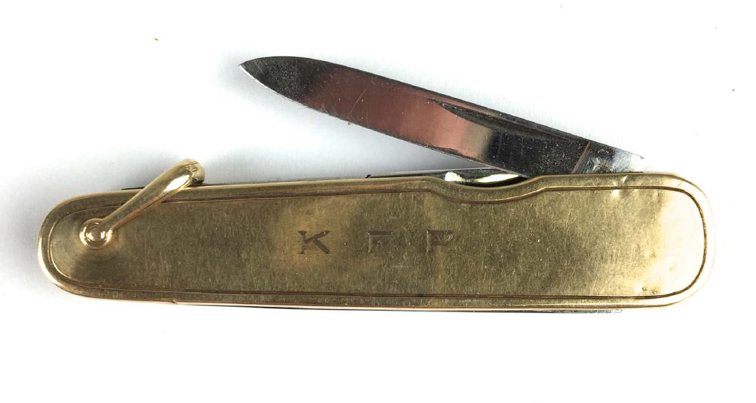 14k yellow gold pocket knife (1 of 2)