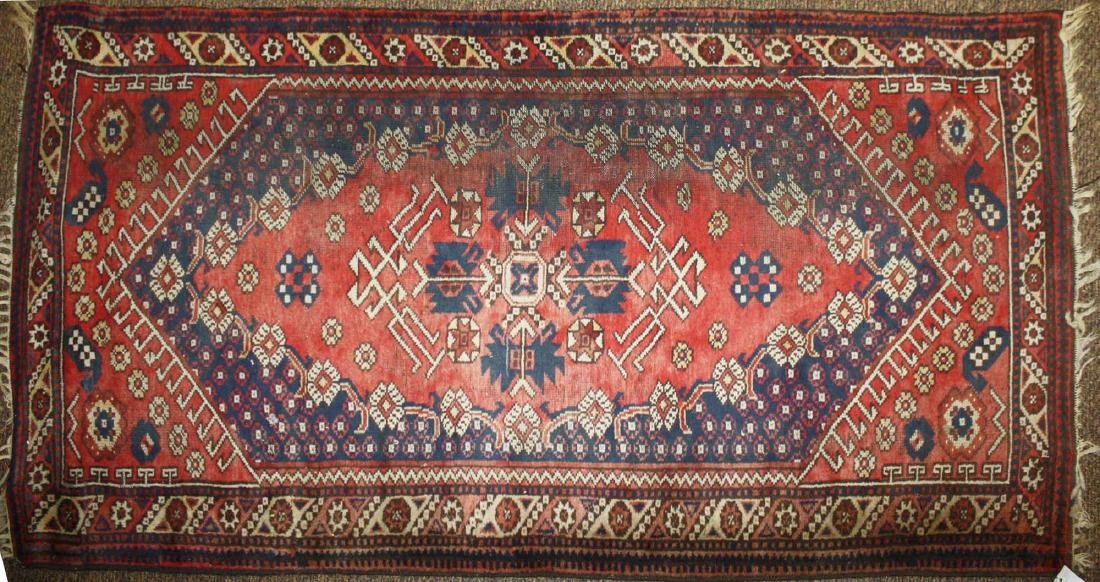 mid 20th c Persian Senna area rug (1 of 5)