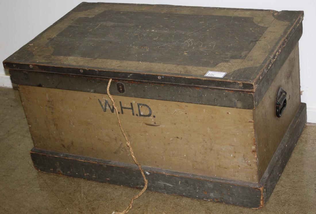 19th C pine tool chest (1 of 4)