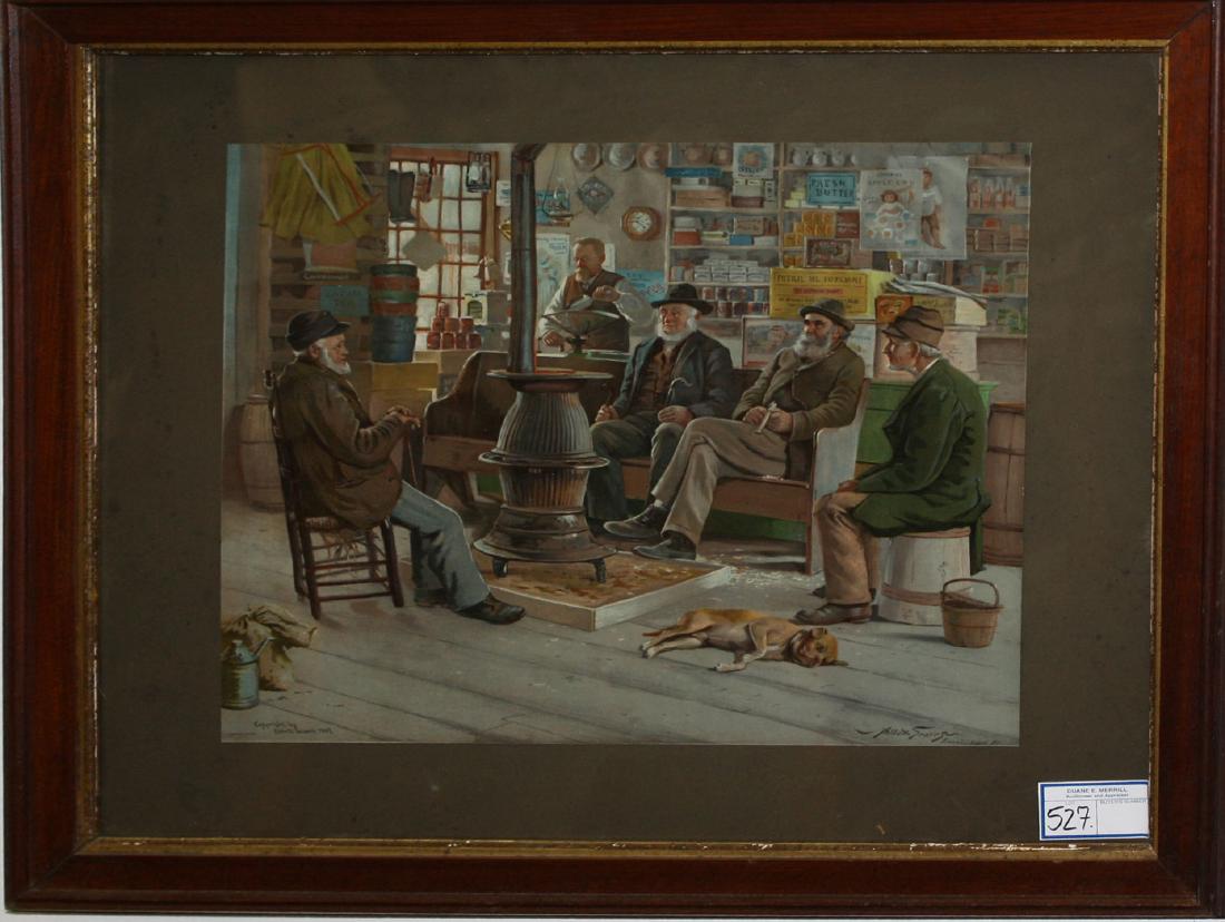 Chase and Sanborn advertising lithograph (1 of 3)