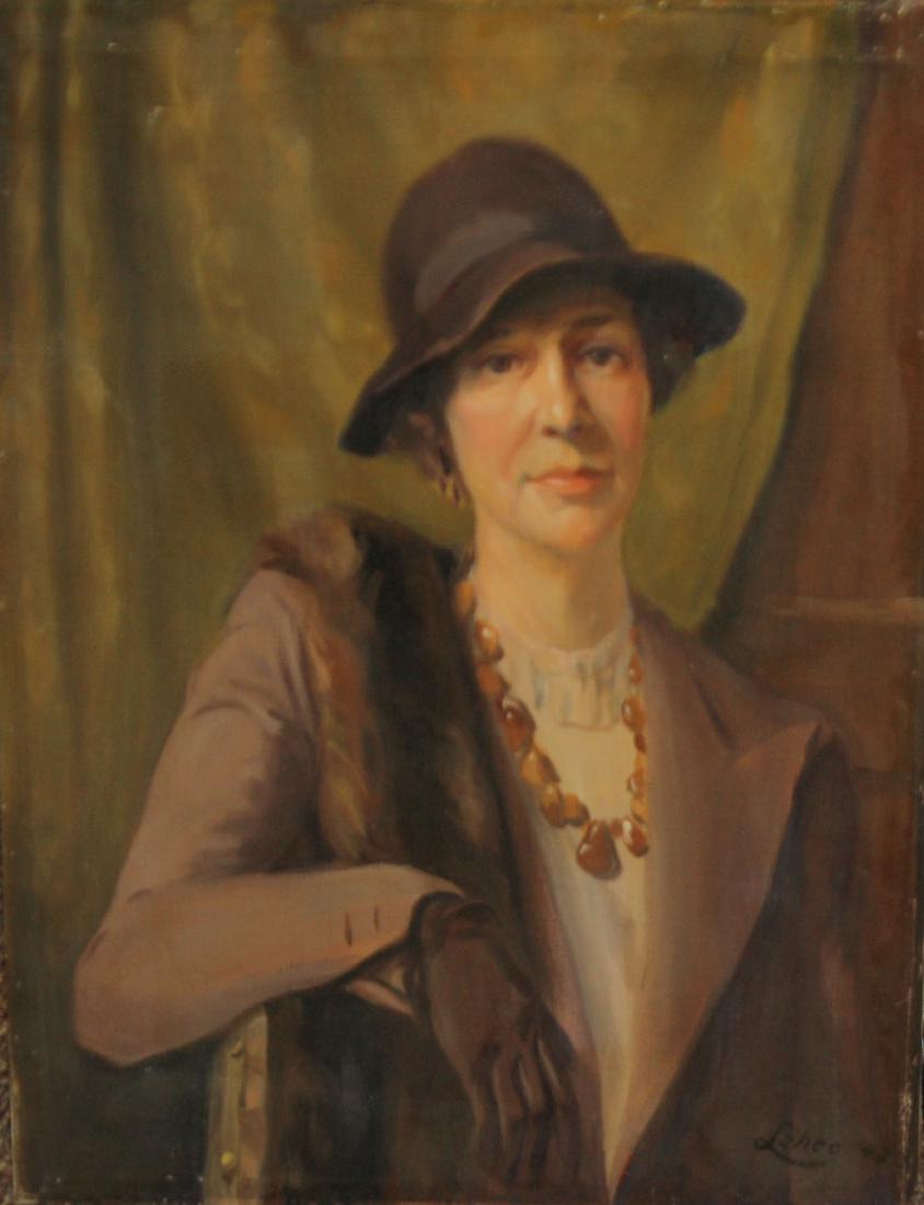 Arnold W. Lahee (VT 1888-1976) Woman in brown (1 of 1)