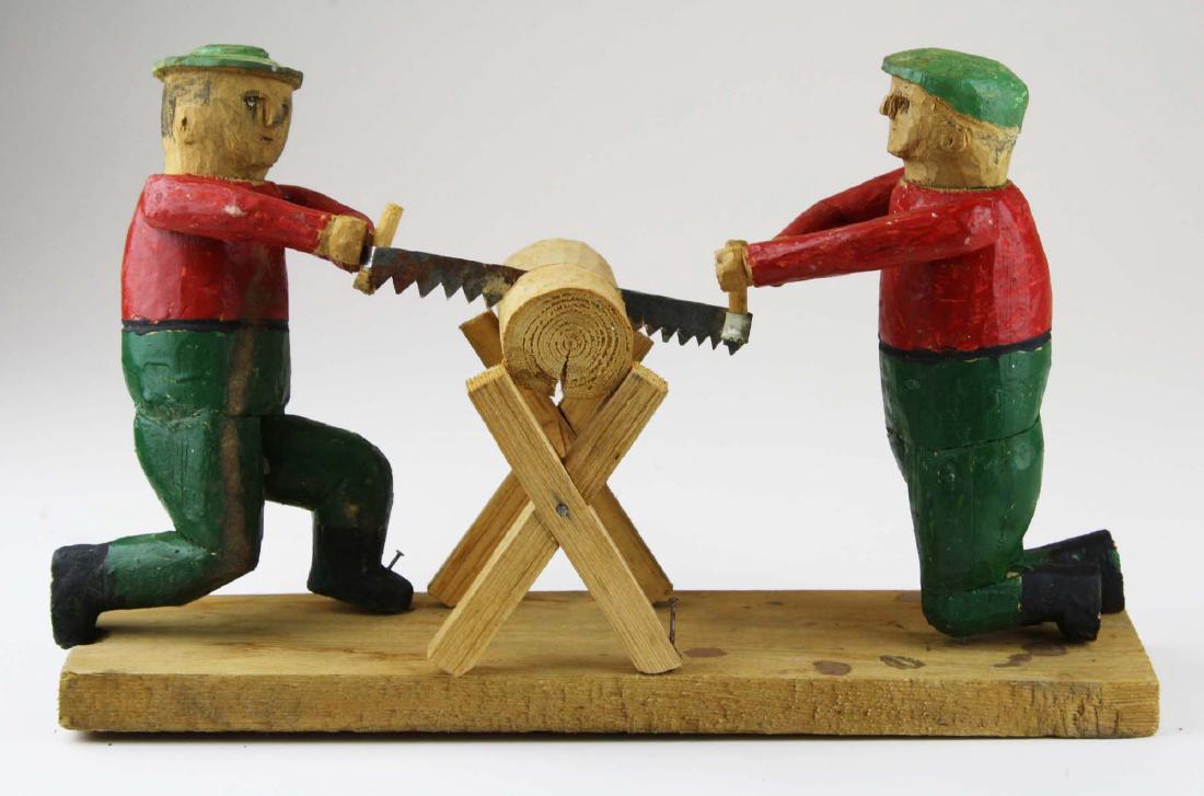 mid 20th c folk art carving (1 of 5)