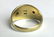 Mens 14k yellow gold & diamond Masonic ring - 2