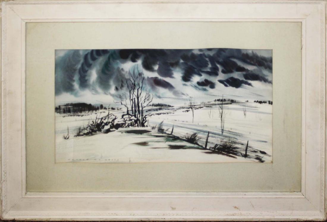 Arthur K D Healy (VT 1902-1978) Winter Road no. 2 (1 of 3)