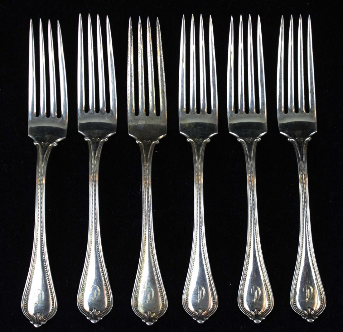 6 Towle Paul Revere sterling silver dinner forks (1 of 4)