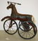 late 20th c folk art velocipede tricycle