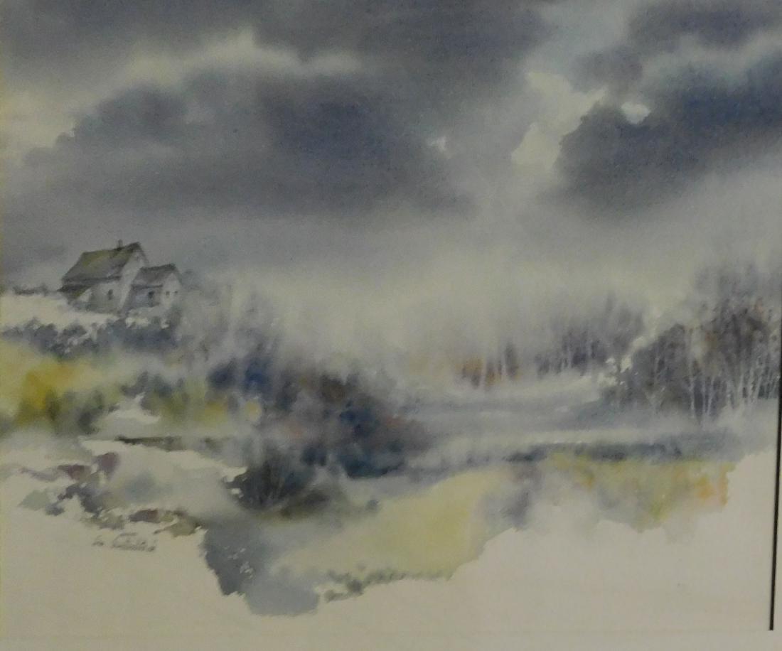Sue Sweterlitsch (VT 20th c) Storm Clouds (1 of 2)