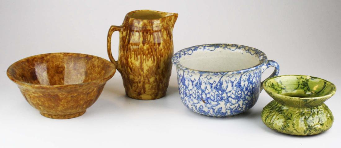 late 19th- early 20th c spongeware (1 of 1)