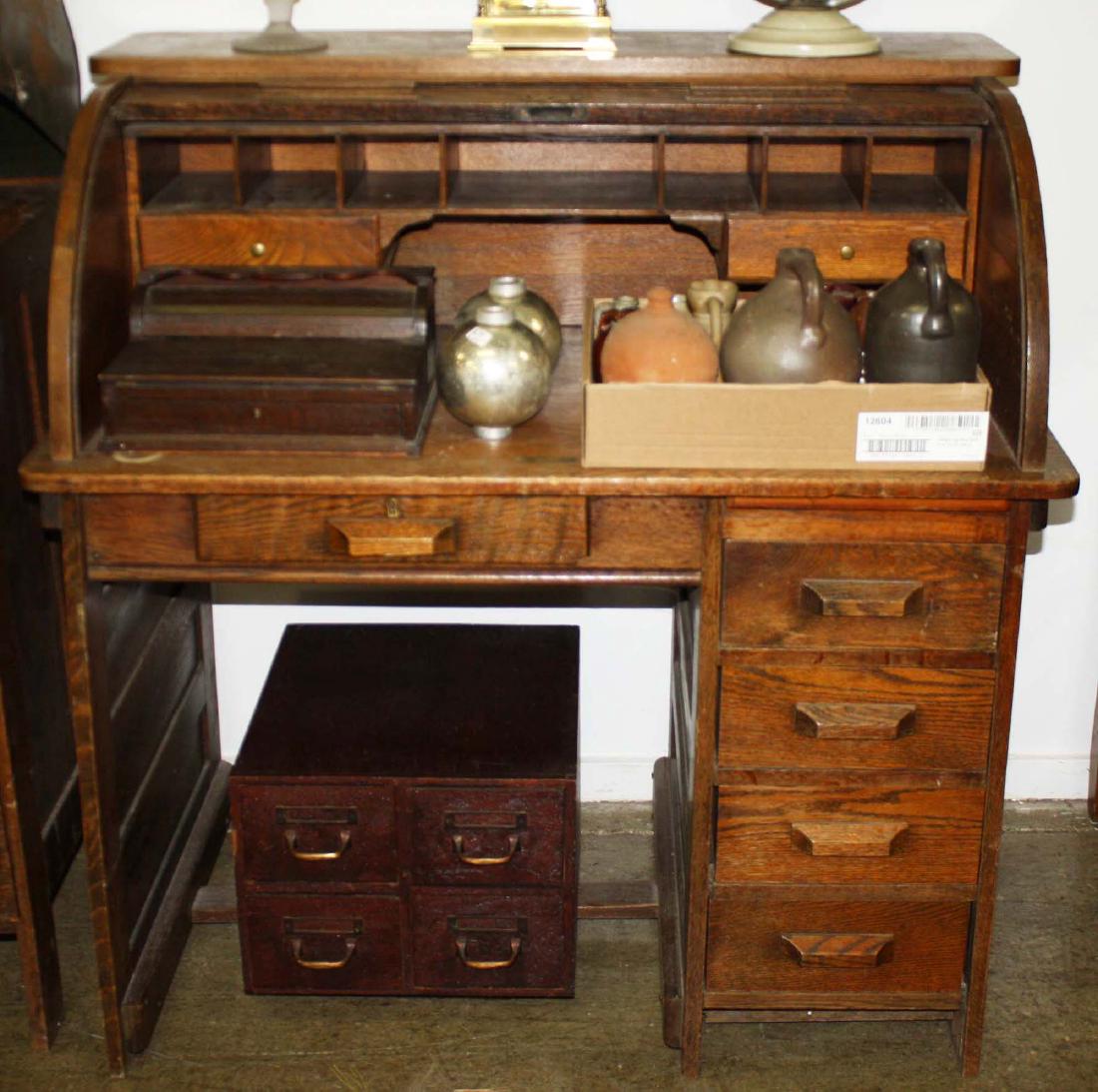 Oak C Roll desk (1 of 1)