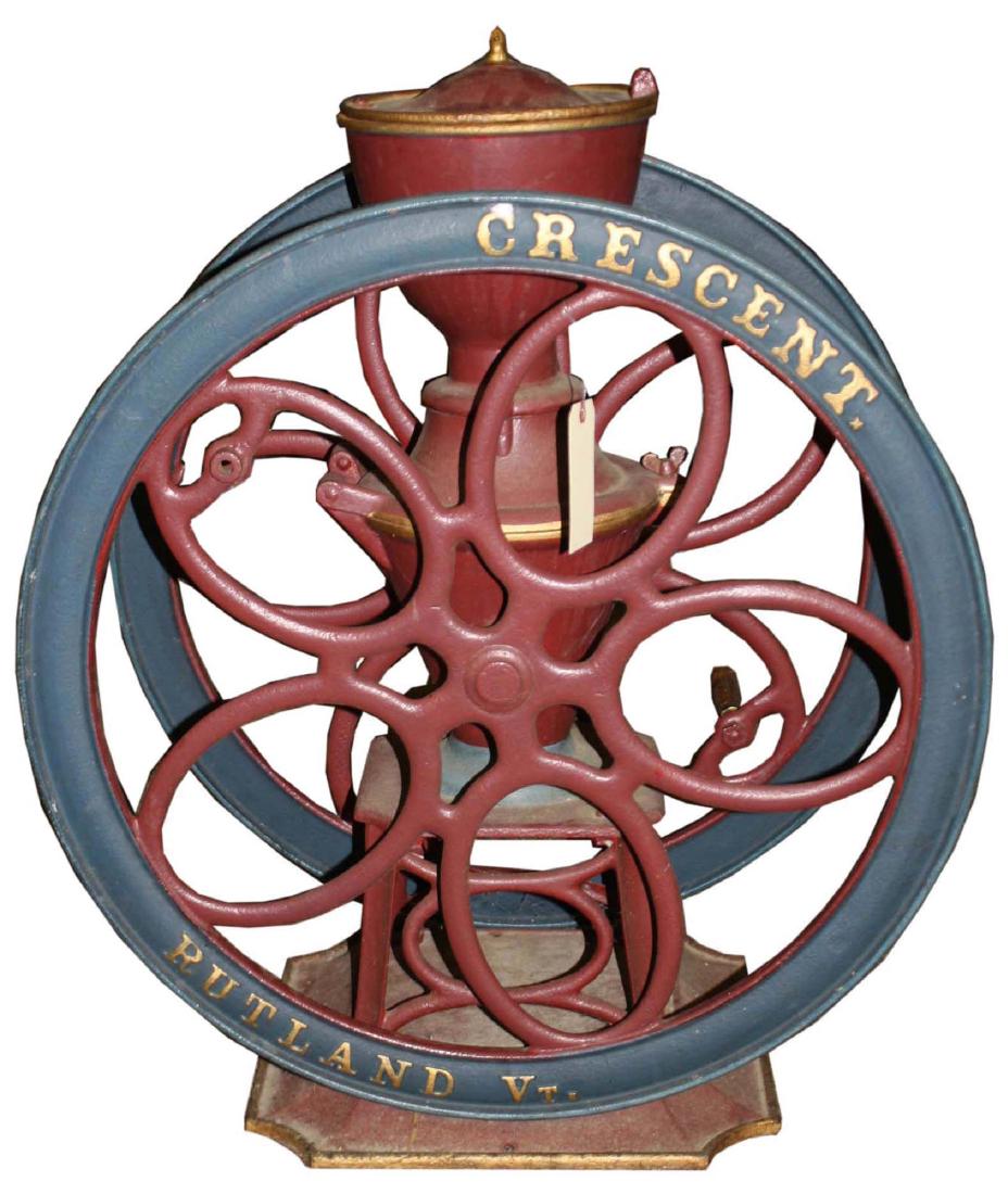 ca 1890 Crescent, Rutland, VT coffee grinder