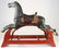 late 19th c folky child's rocking horse