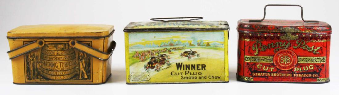 3 lunch box tobacco tins (1 of 10)