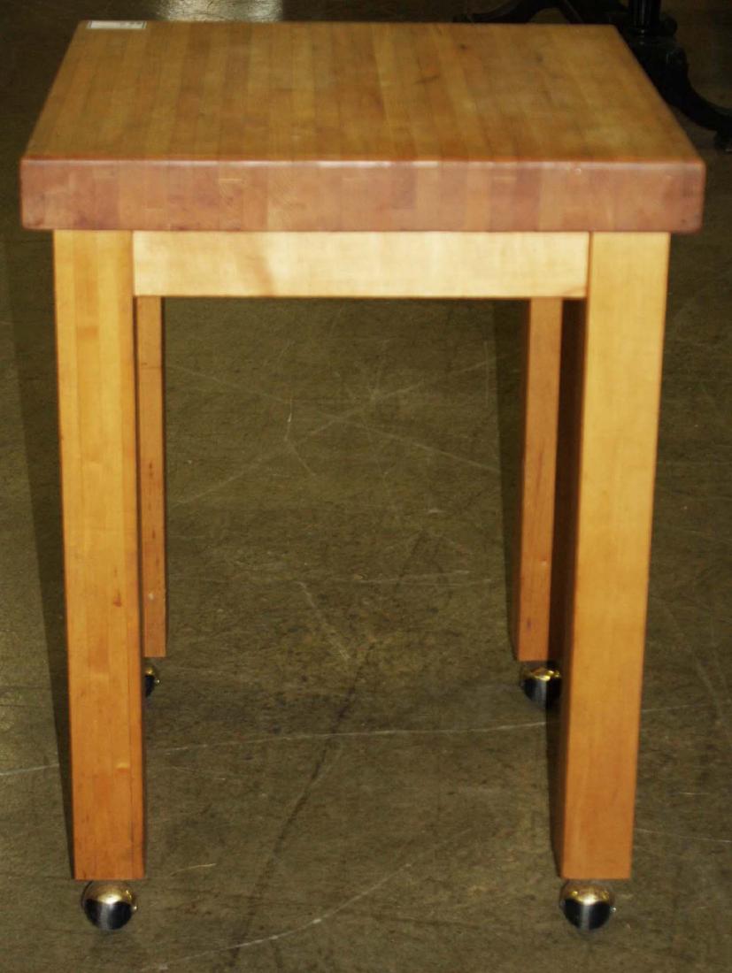 Butcher's block cutting stand (1 of 2)