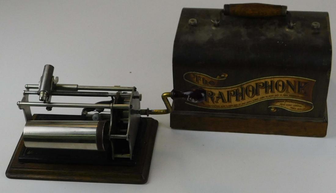 Columbia Type Q cylinder Graphophone -as is (1 of 2)