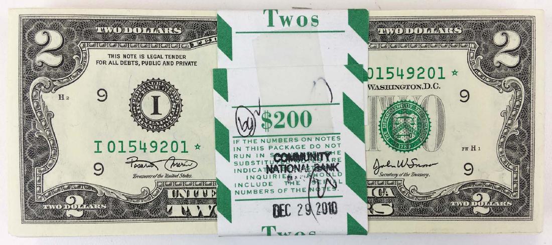 Uncirculated $2 Star Notes (1 of 6)