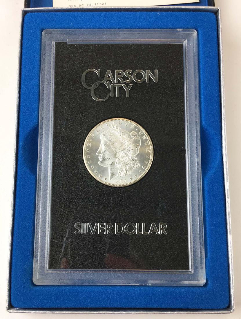 1884 Carson City Morgan silver dollar Uncirculated. (1 of 2)
