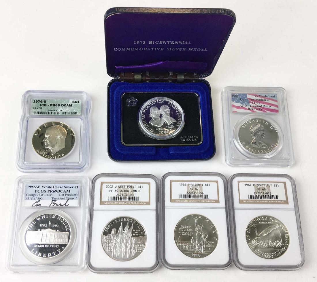 7 US Silver coins (1 of 2)