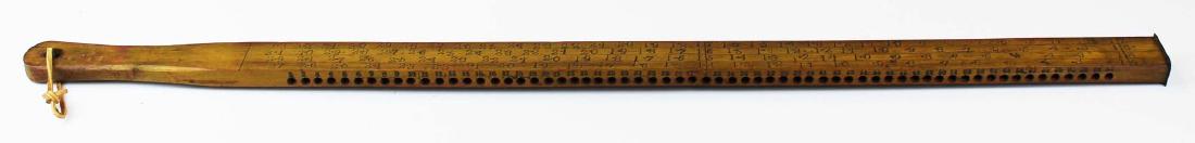 Enfield NH Shaker board rule in chrome yellow (1 of 5)