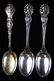 3 Admiral Dewey sterling spoons including Tiffany