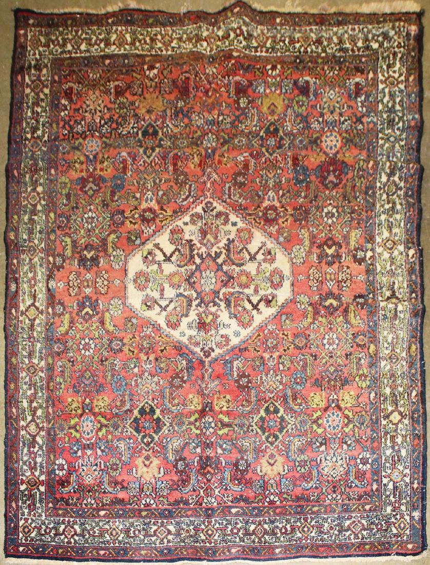 mid 20th c Persian Hamadan area rug (1 of 7)
