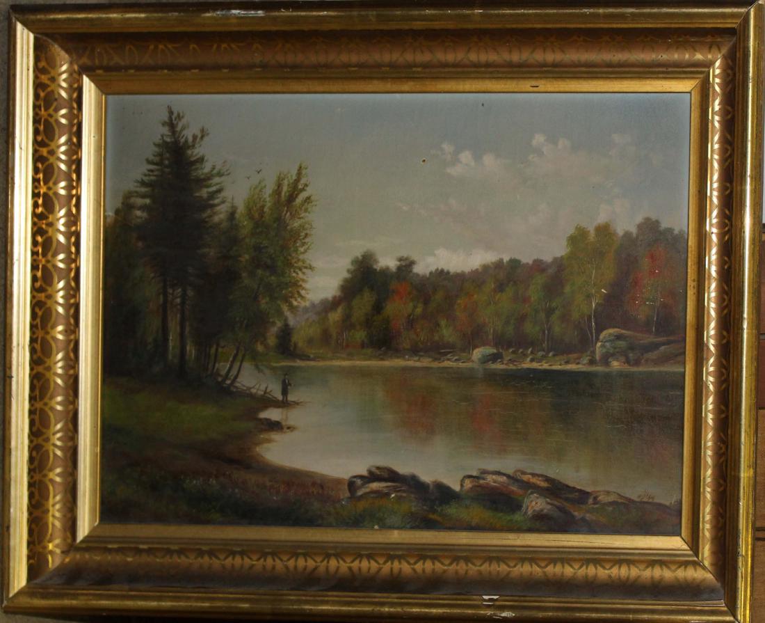 19th c Vermont school landscape (1 of 3)